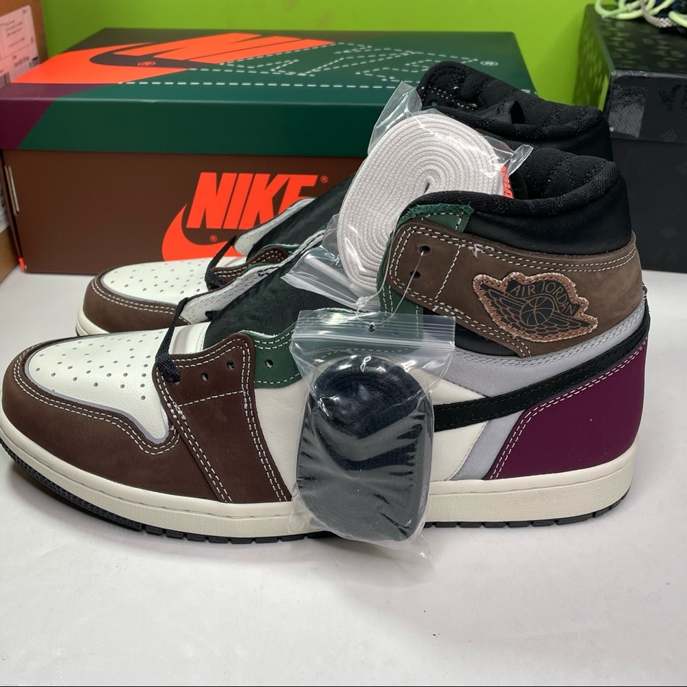 Air Jordan 1 High Retro OG Mens Size 10 Basketball Sneakers Nike Hand Crafted - Picture 4 of 11